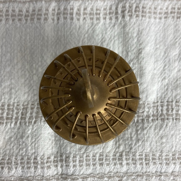 Solid Brass Birdcage Hanging Figure - Picture 3 of 6